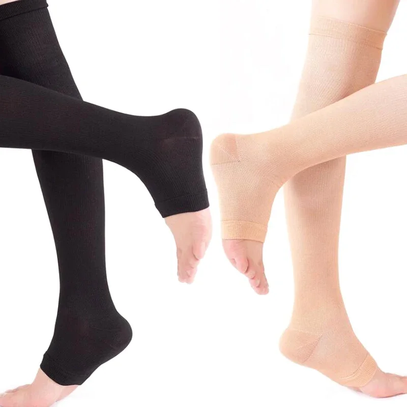 Compression Sock Medical - 1 Pair Toe to Knee Compression