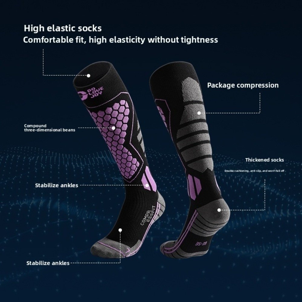 2pairs Thickened Ski Socks Bre - Thermal Sock Winter 评论和价格