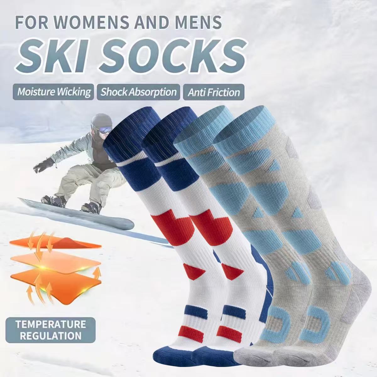 Thermal Winter Ski Socks Thick - Thermal Sock Winter 评论和价格