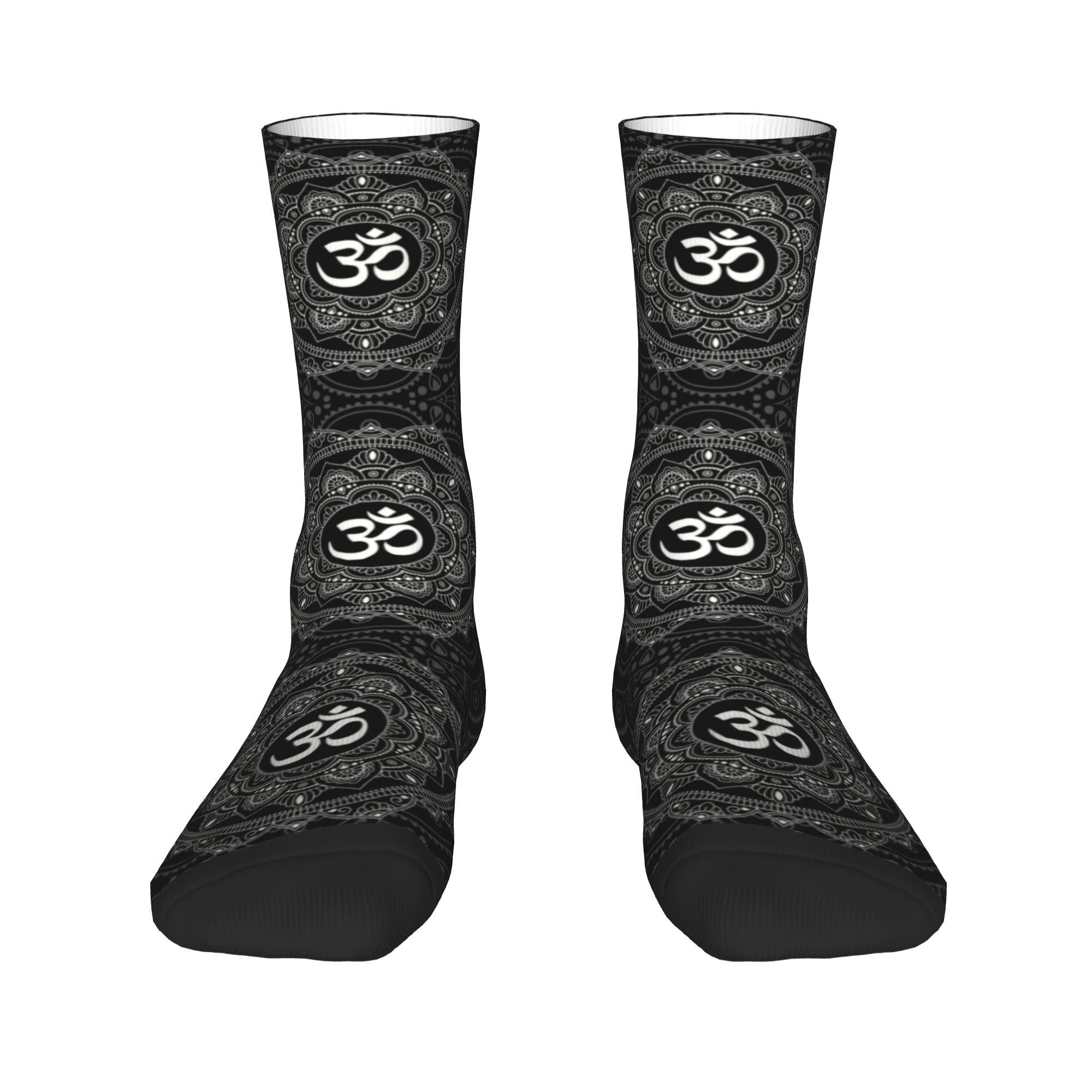 Custom Om Mandala Dress Socks  - Dress Sock Men 评论和价格