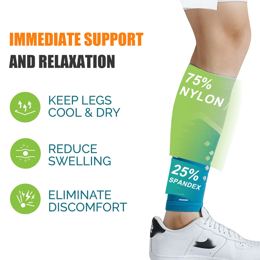 1 Pair Calf Compression Sleeve - Compression Sleeve Calf 评论和价格