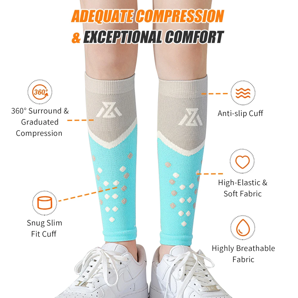 1 Pair Calf Compression Sleeve - Compression Sleeve Calf 评论和价格
