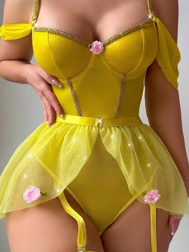 Sexy Glossy One-Piece Bodysuit - Fishnet Stocking Women 评论和价格