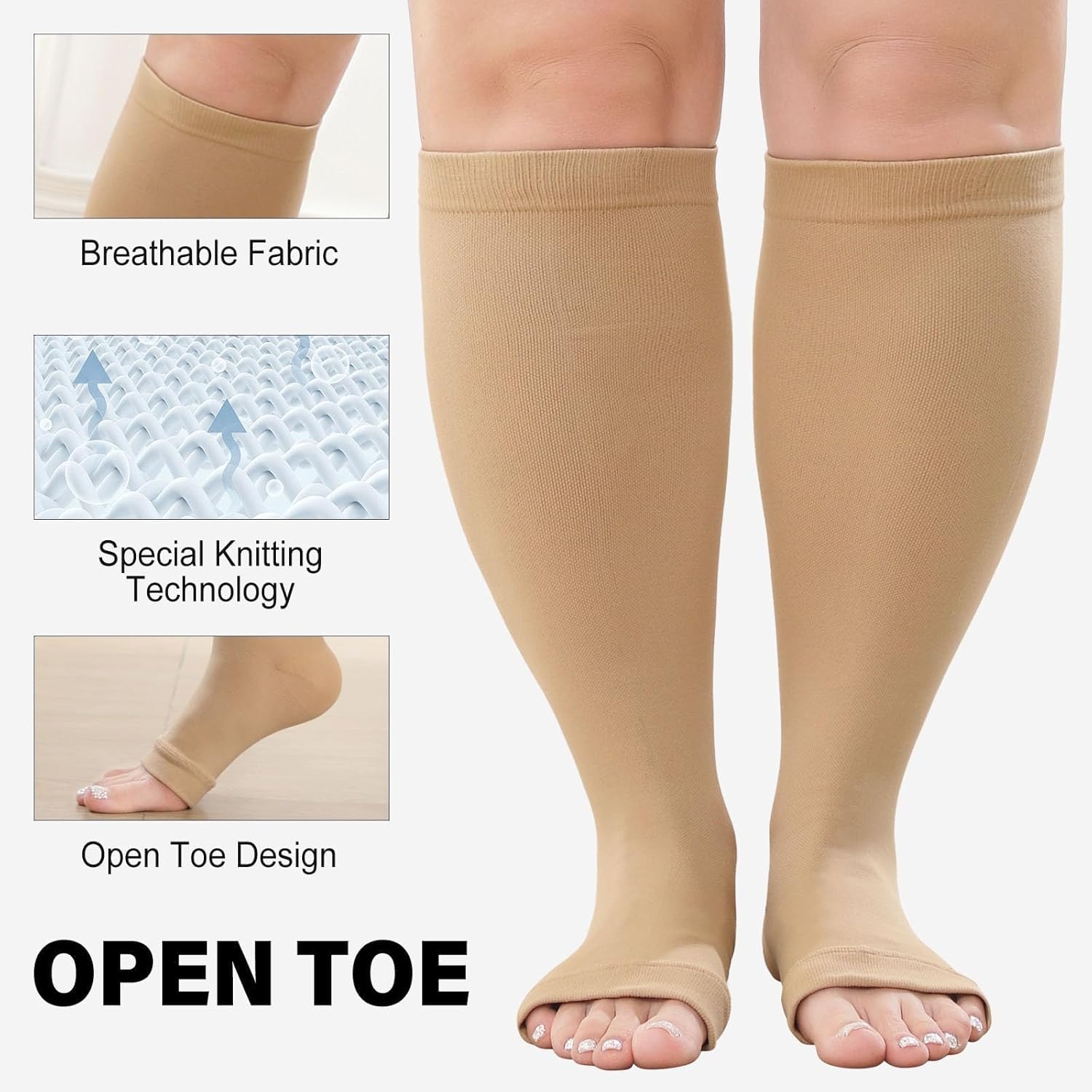 1Pair Plus Size Compression So - Compression Sock Medical 评论和价格